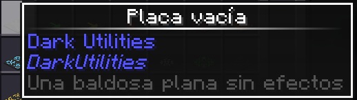 Dark Utilities spanish example
