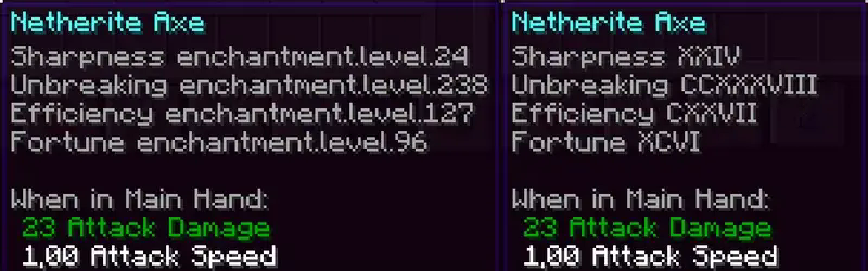 Broken Level Text