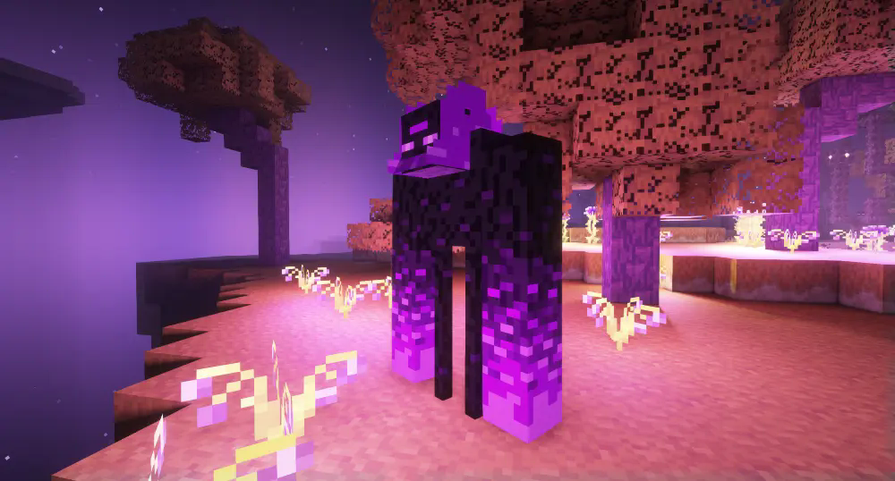 The Blastling with the Rethinking Voxels Shader Pack