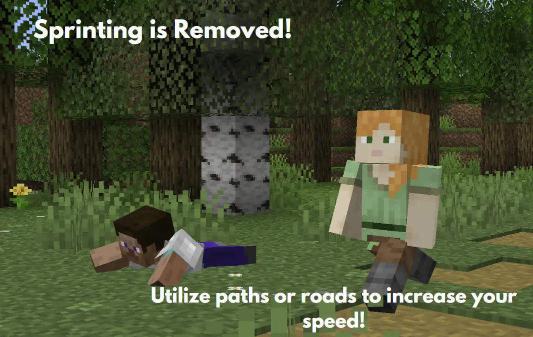 Sprinting is Removed! Use Path's Instead!