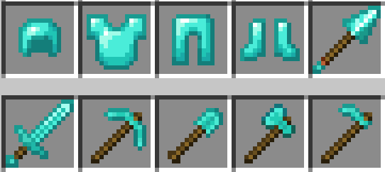 alternative recolor of all diamond equipment