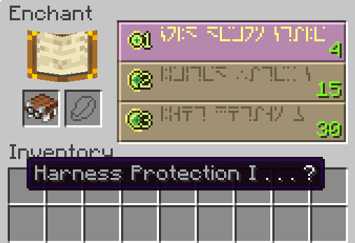 Enchantable Reinforced Harness