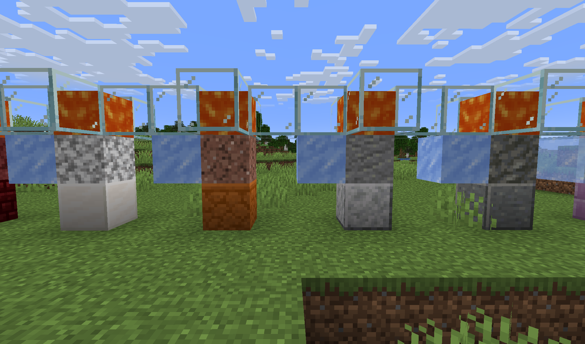 Overworld Stone Generators (require Packed Ice)