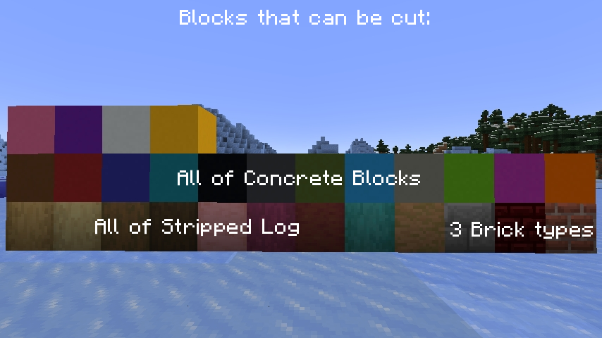 Supported Blocks