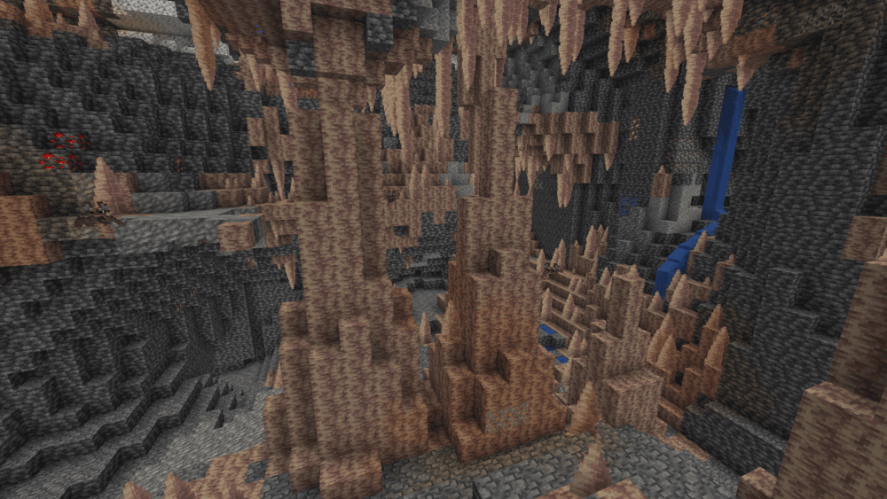 Dripstone bats in a dripstone cave