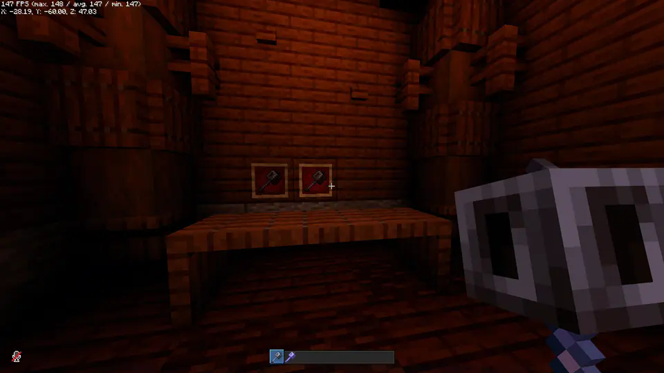 In game look at the 3D Mace Model (Non-Enchanted)