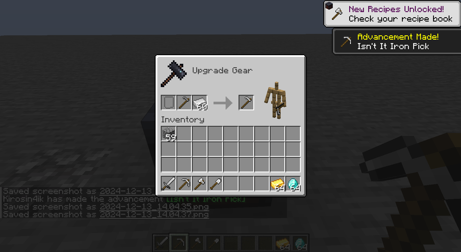 Iron hoe