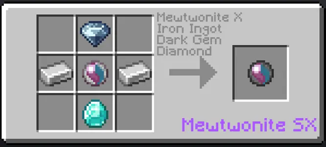 Mewtwonite SX Recipe