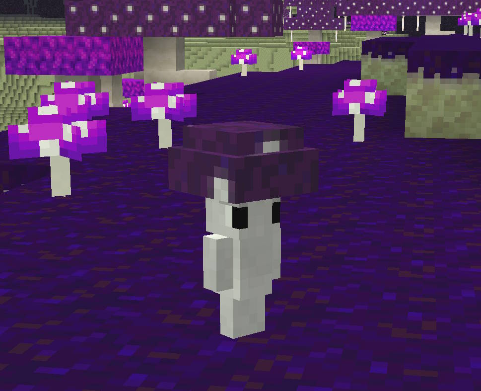 Shroom Minion in End Shroom Biome