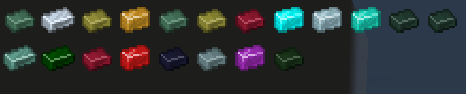 All the new ingots