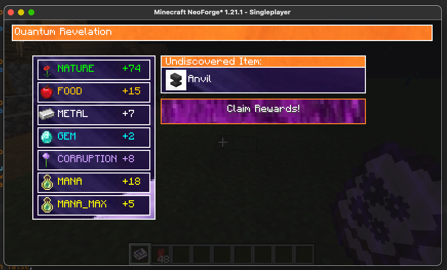 Quantum Revelation Reward Gui