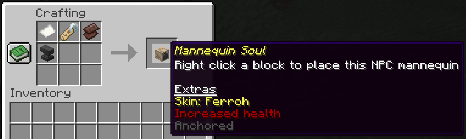 Image showcasing a mannequin soul crafted with extra ingredients