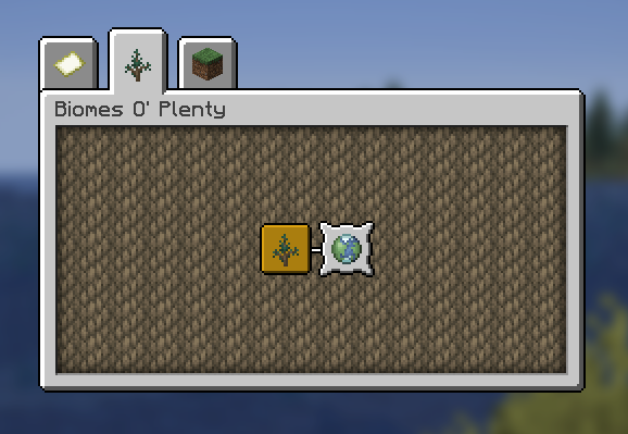 With 'biomesoplenty' Kept