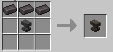 Combine 3 Netherite Ingots + 1 vanilla Anvil at a crafting table.