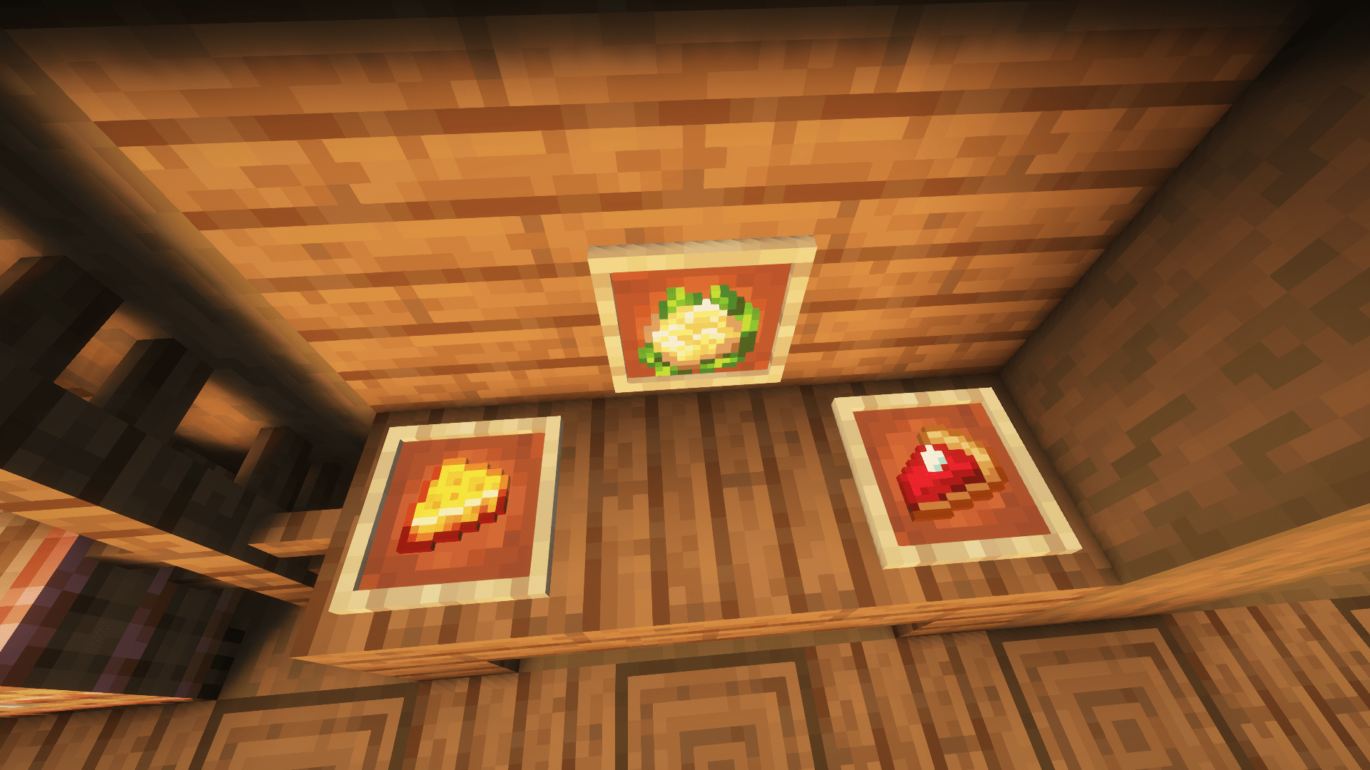 Some of the new foods (Cauliflower, Sweet Berries Pie, Cheese)