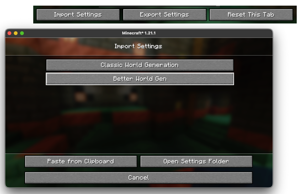 The fourth screenshot for the instructions to show how to use the mod