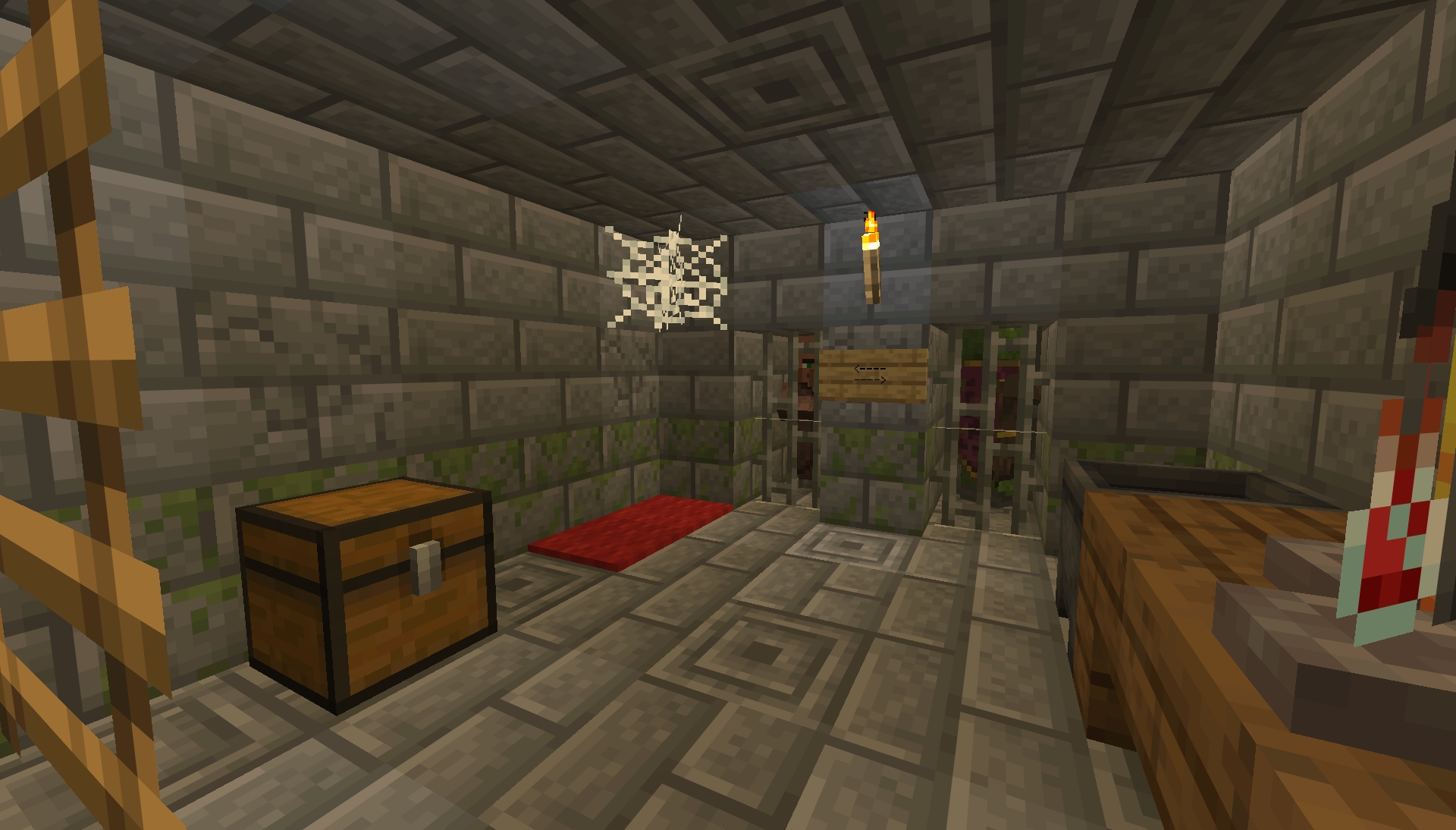the basement of an igloo