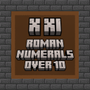 Roman Numerals Over 10 Logo