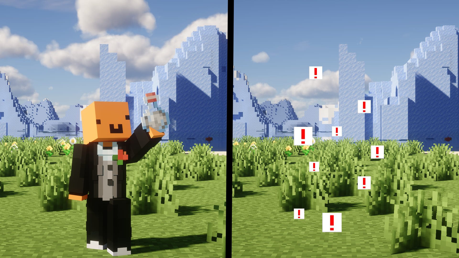 This works on Optifine and Fabric