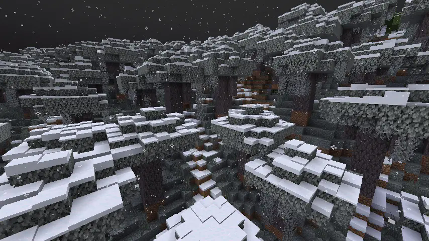 Pale Garden snowy