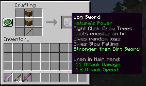Log Sword