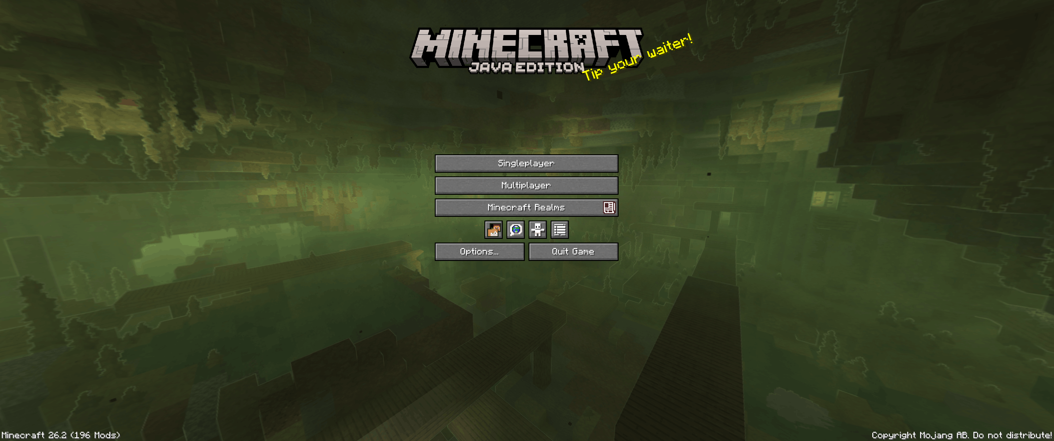 How the panorama looks on the title screen