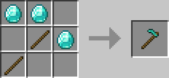 Diamond hoe recipe