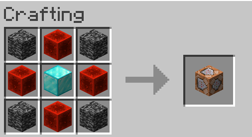 Command Blocks Crafting Grid