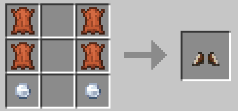 Crafting Recipe for Hiking Boots