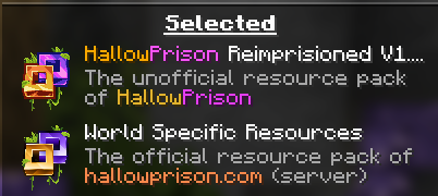 How the order of the resource packs should be