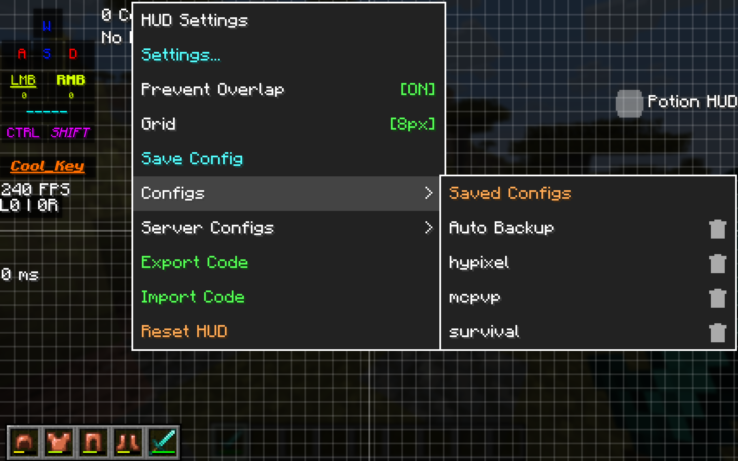 global menu