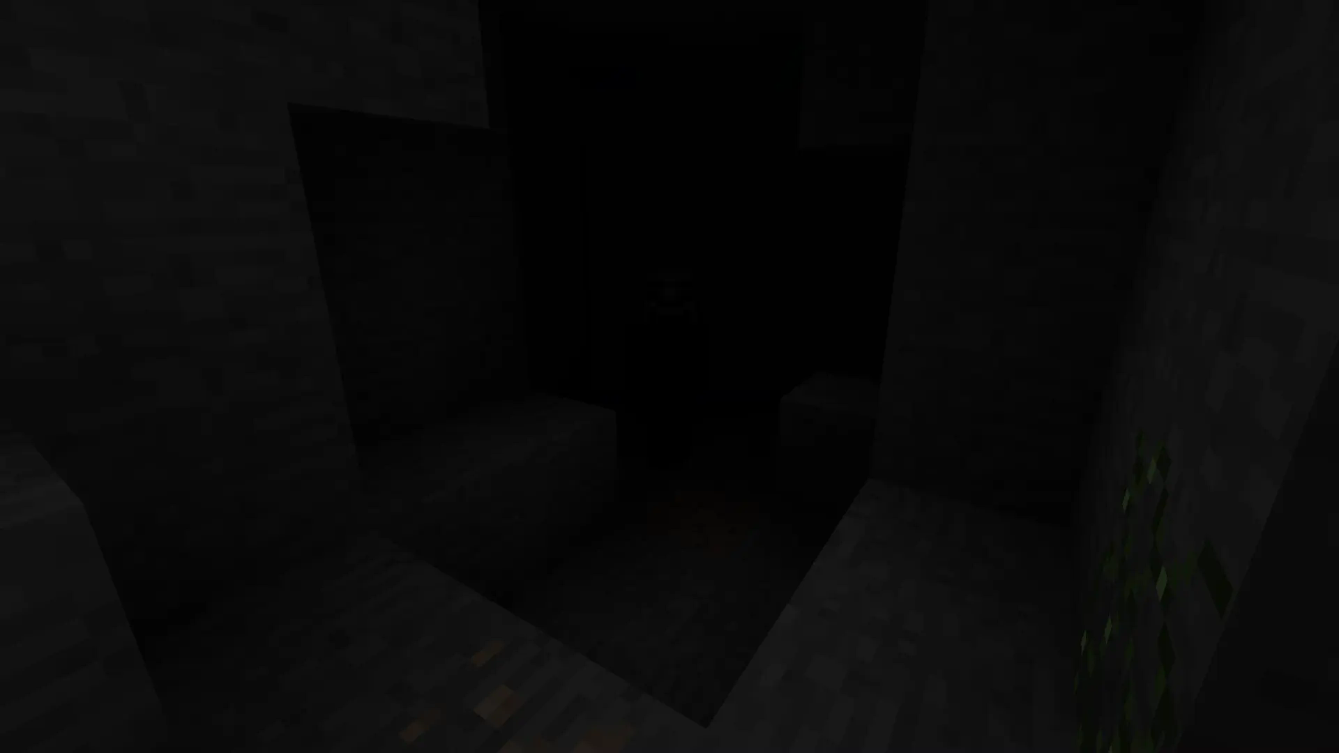 very spooky figure in a cave