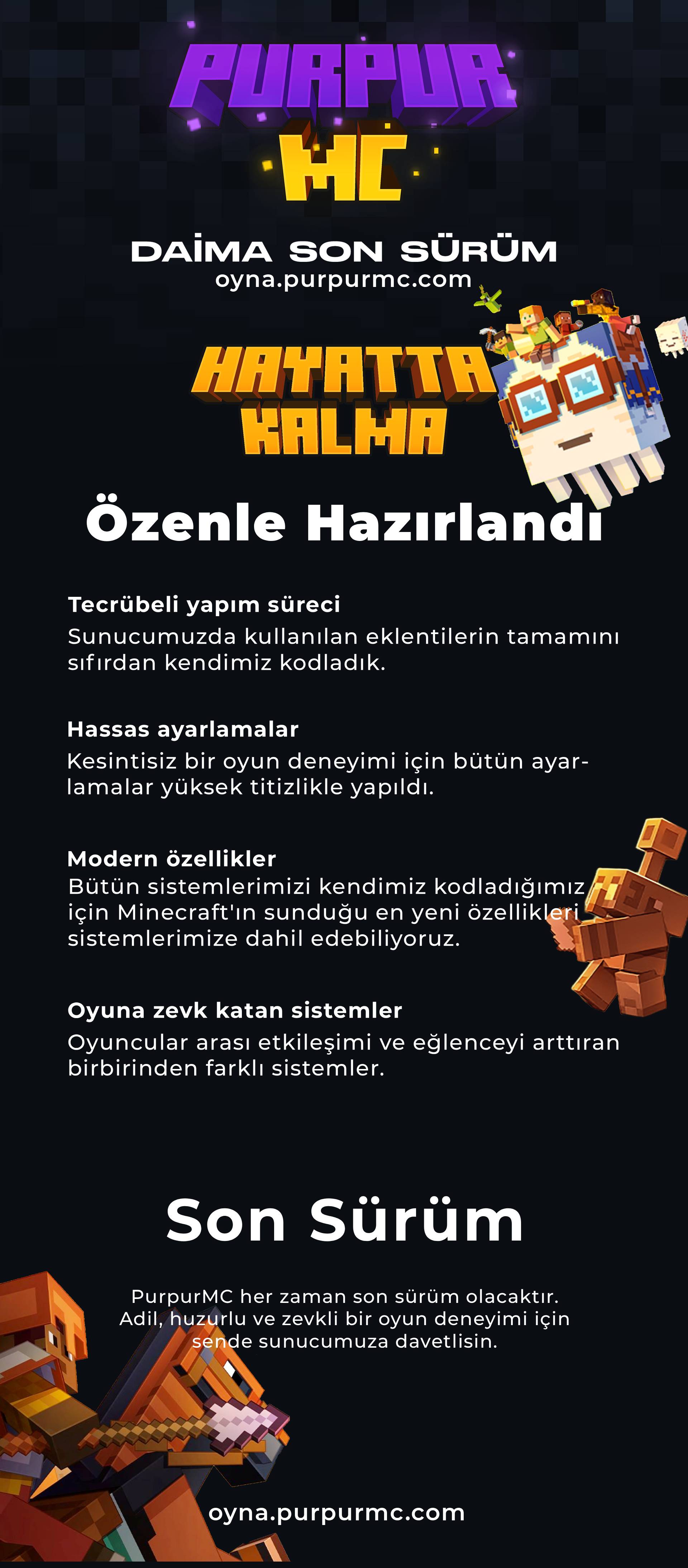 Sunucu tanıtım resmi - PurpurMC
