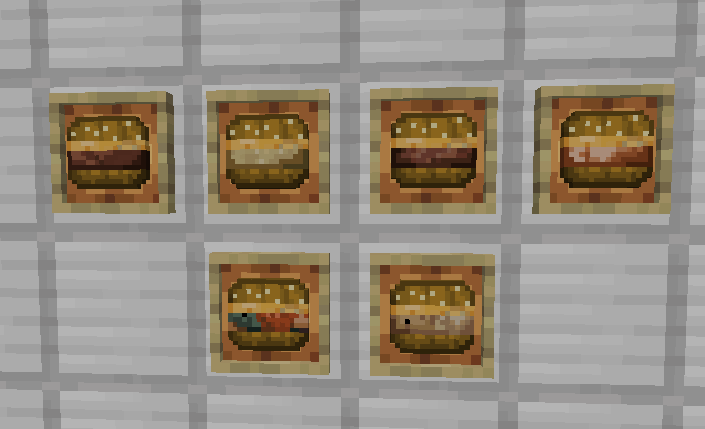 6 cheese hambergers