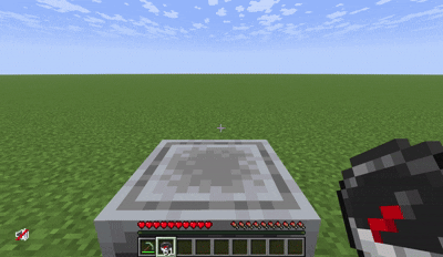 Player throws a compass onto a lodestone, creating a lodestone waypoint. Player then breaks the lodestone, removing the waypoint.