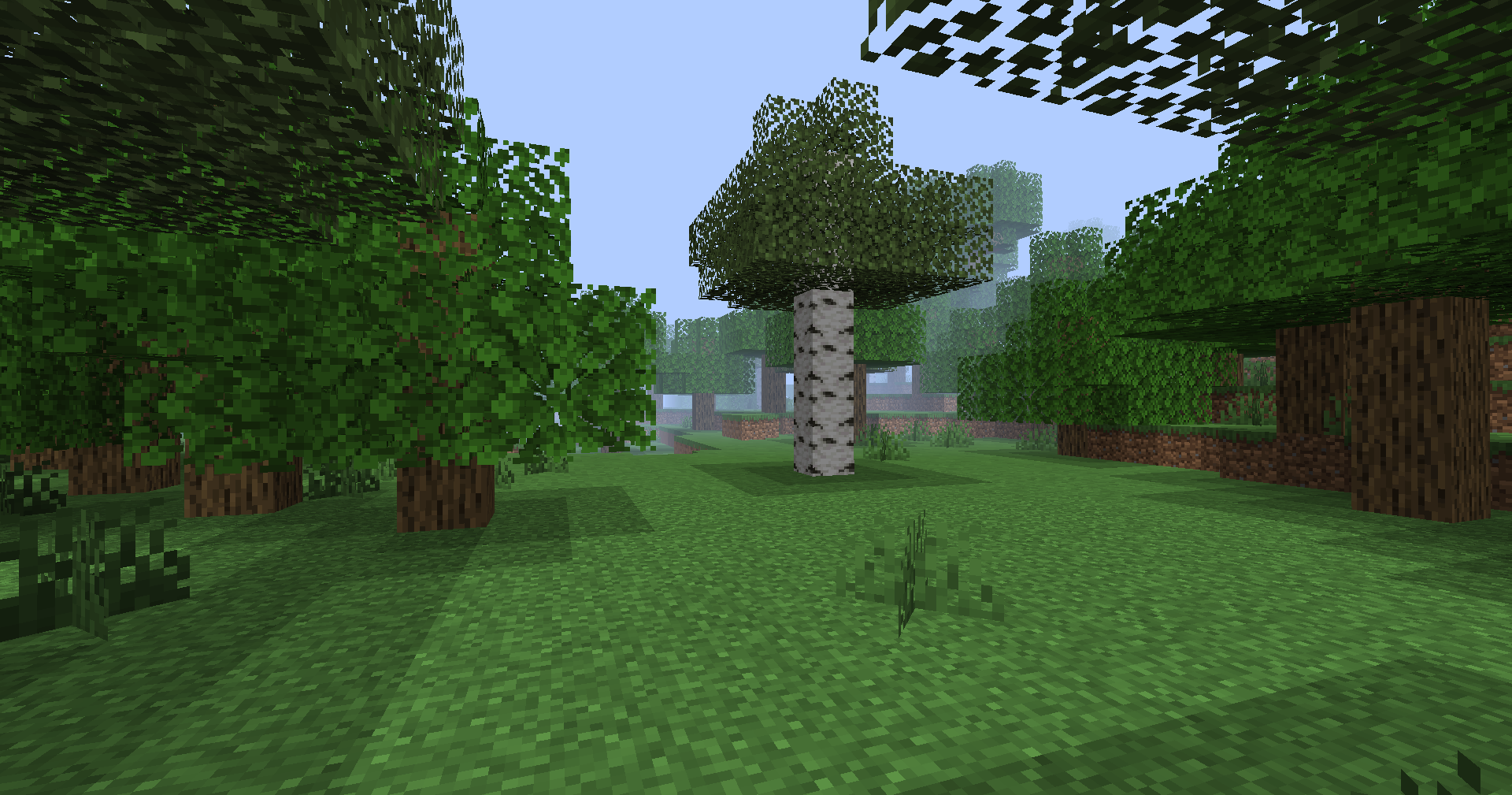 Screenshot of the shader, showing the altered fog.