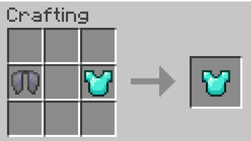 The Crafting Recipe For A Gliding Chestplate