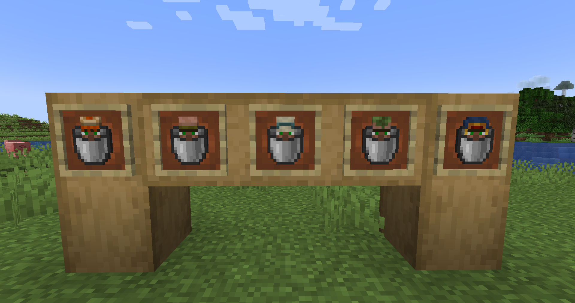 New Villager Bucket Items