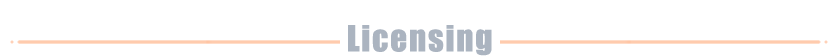 Licensing Banner