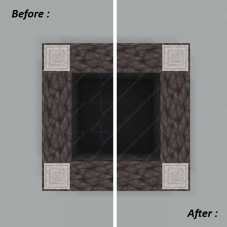 Before and After Comparison.