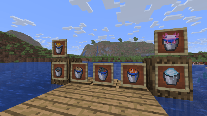 Buckets in item frames