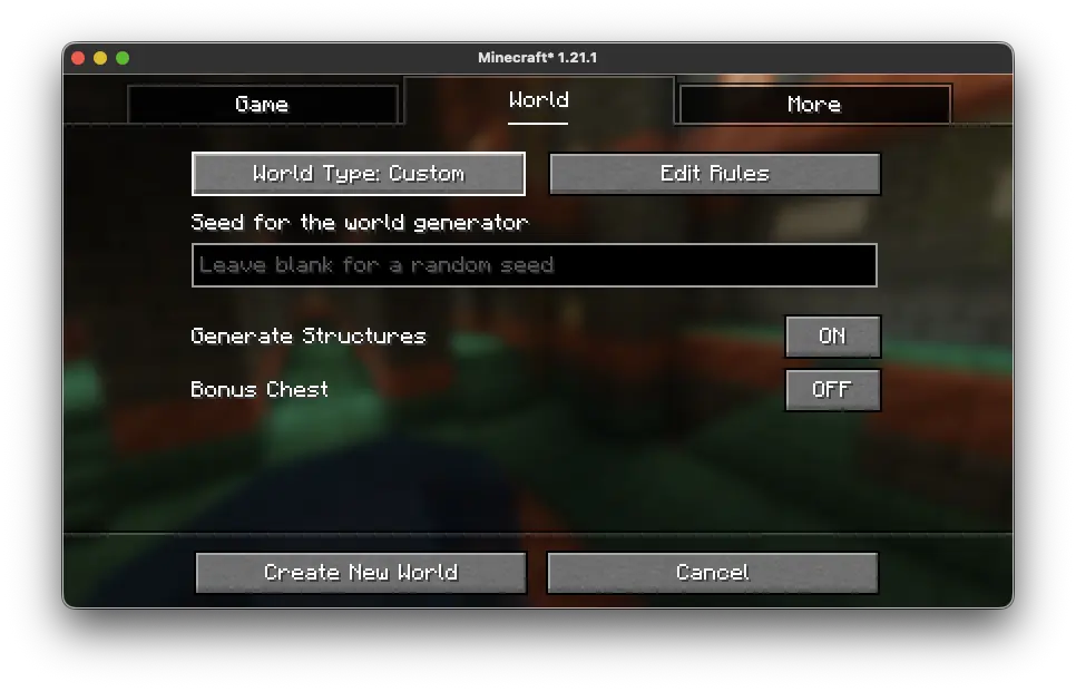 The first screenshot for the instructions to show how to use the mod