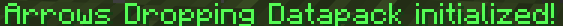 The image shows the initialized text found in game