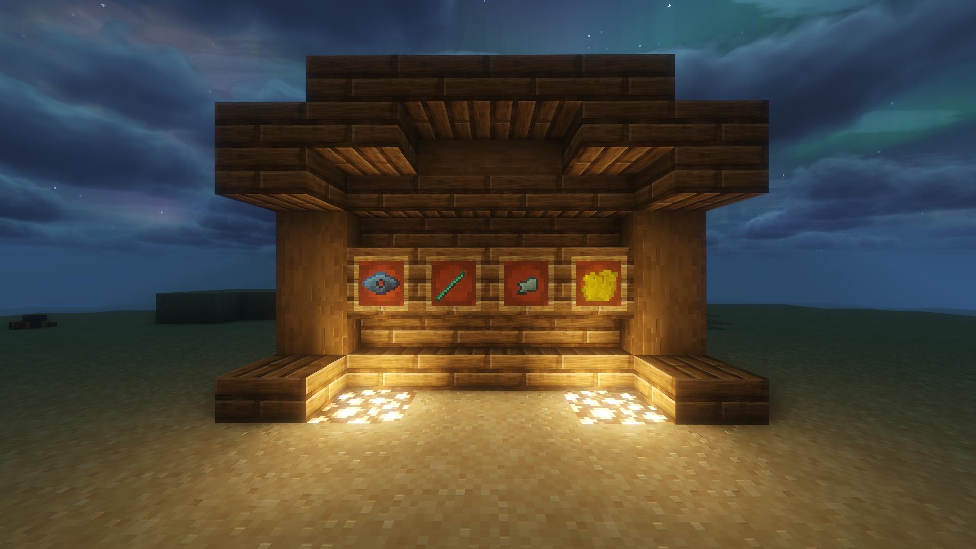 A showcase of the items currently available in the mod.