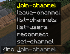 command list