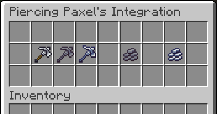 Piercing Paxels' Integration