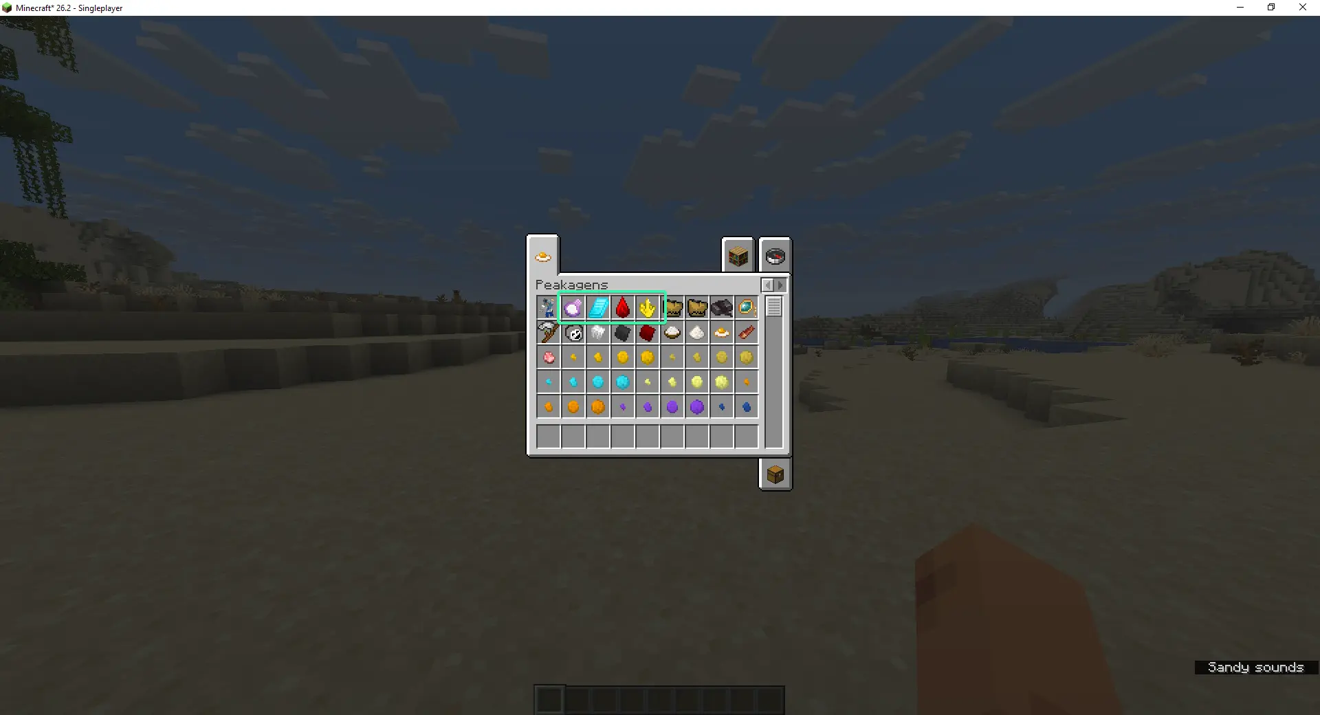 Image showing off each in-game fragment