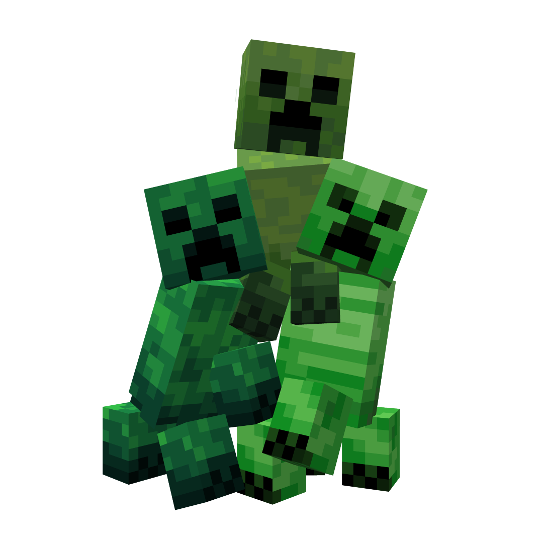 (From left to right) Cold, Warm, and Temperate Creepers.