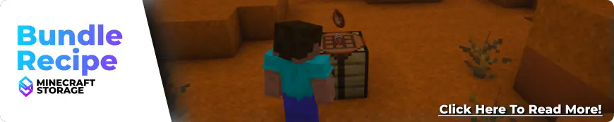 Bundle Recipe - Minecraft Storage Banner