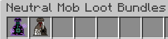 Neutral Mob Loot Bundles